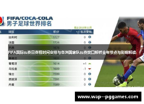 FIFA国际比赛日赛程时间安排与各洲国家队比赛窗口解析全年节点与影响解读